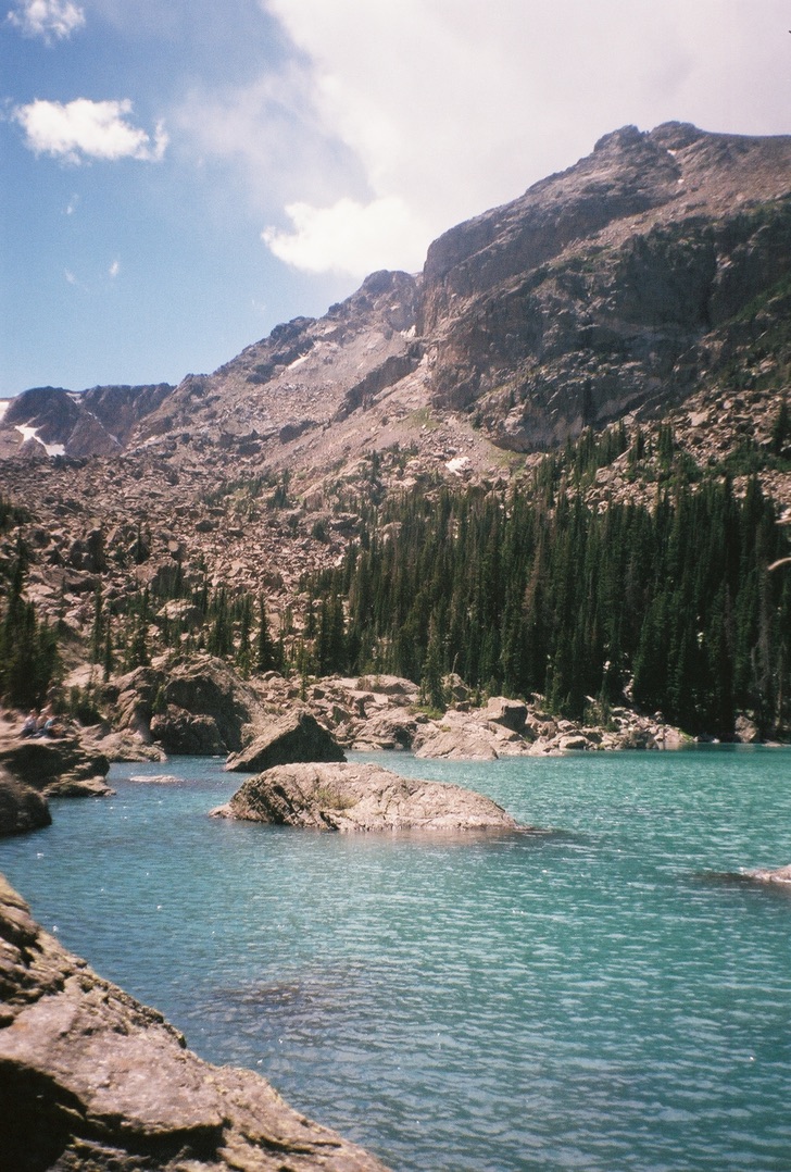 Lake Haiyaha in Rocky Mountain NP 